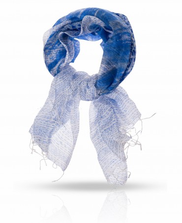 Палантин Женский S-SUNFLOWER/BLUE